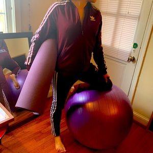 Two peice 1980’s style adidas tracksuit in crimson